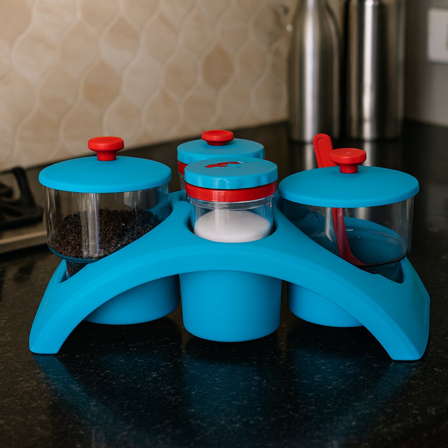 Supermom 4x Pickle With Salt Pepper Storage Set