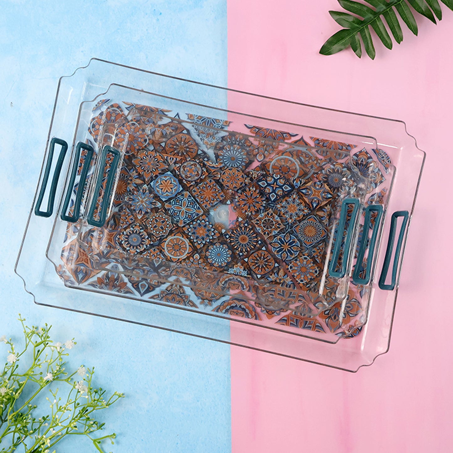 Supermom 3-piece Multipurpose Serving Tray - (3 Pc Set)