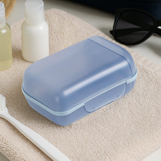 Travel Soap Container, Soap Travel Case with Lid ,Sabudani (1 Pc)