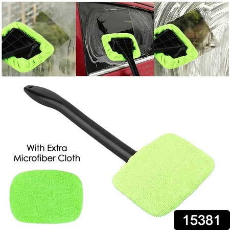 Windshield Clean Car Glass Cleaner Wiper With 1 Extra Microfiber Cloth (1 Pc 38 Cm Long)