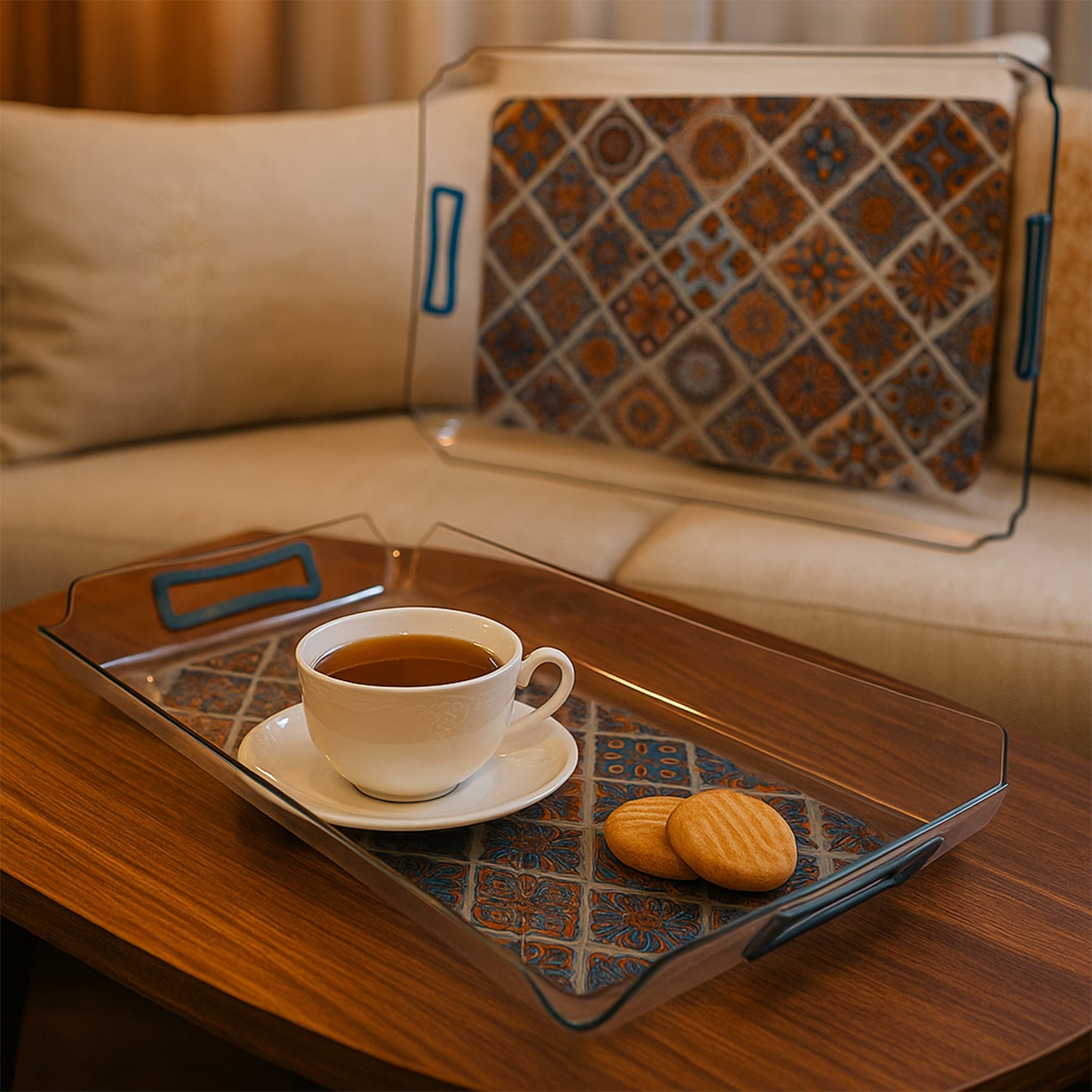 Supermom 3-piece Multipurpose Serving Tray - (3 Pc Set)