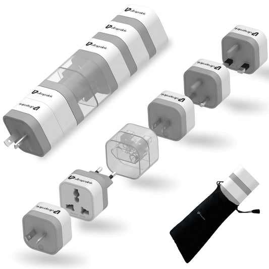 Travel Qubes Worldwide AC Convertor Plugs ( pack of 5) UM1164