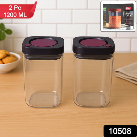 Supermom Airtight Kitchen Storage Containers (2 Pc Set 1200ml)