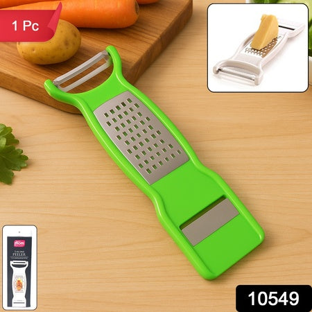 Supermom 3-in-1 Multi-functional Stainless Steel Vegetable Fruit Peeler (1 Pc)