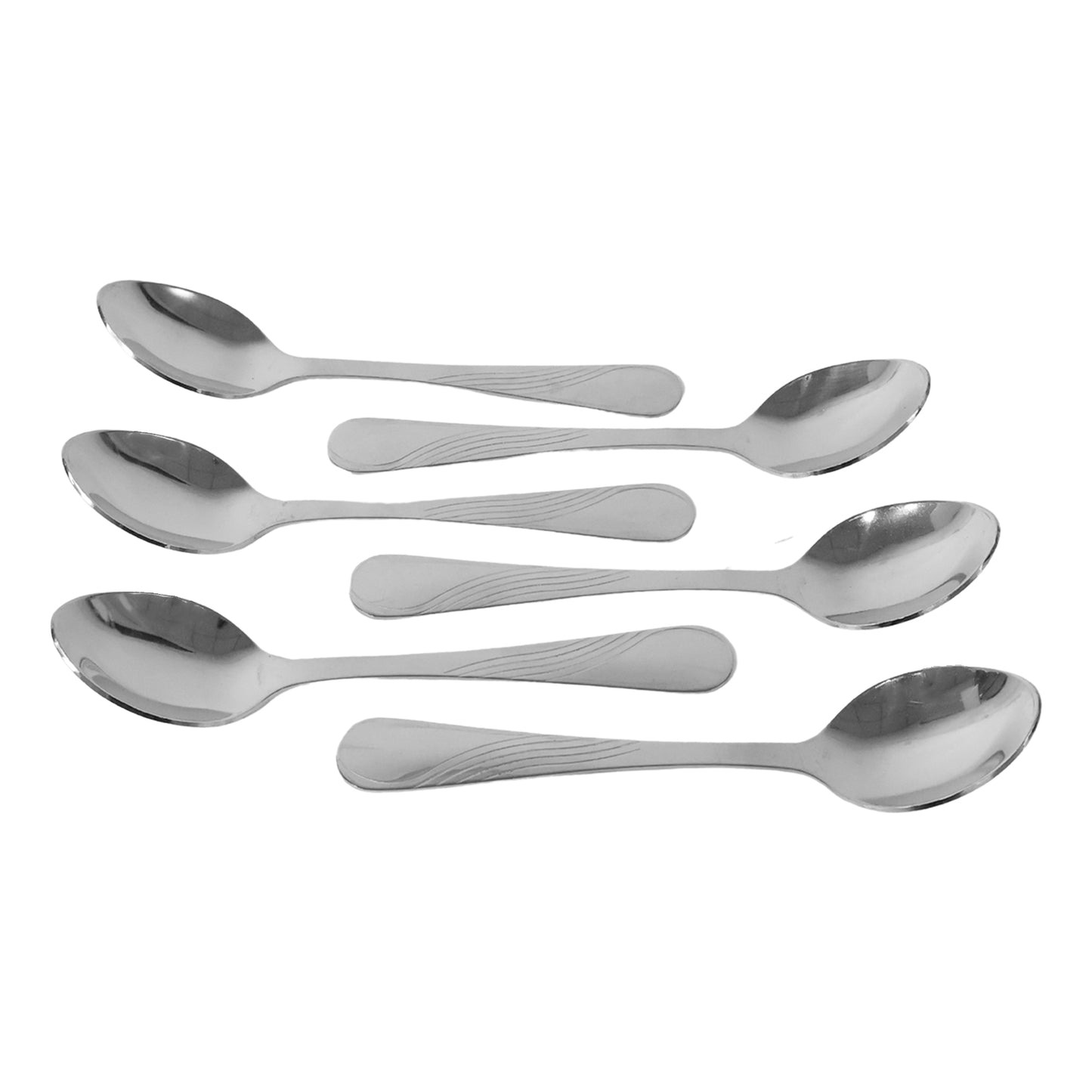 Supermom Diamond Stainless Steel Dining Spoon (6 Pc Set)