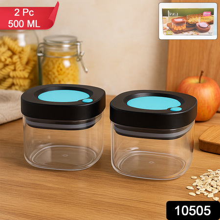 Supermom Airtight Kitchen Storage Containers (2 Pc Set 500 Ml)
