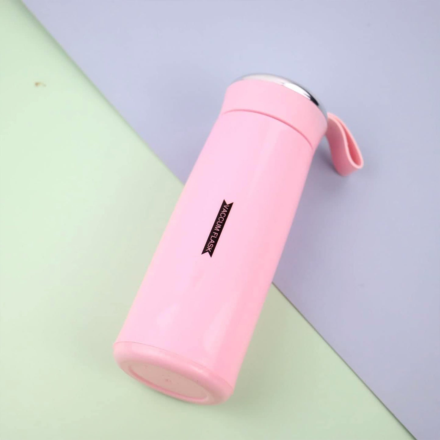 Water Bottle 400ml Leak Proof Glass Water Bottle With Daily Water Intake For Gym And Children Nice Bottle (1 Pc Pink Color)