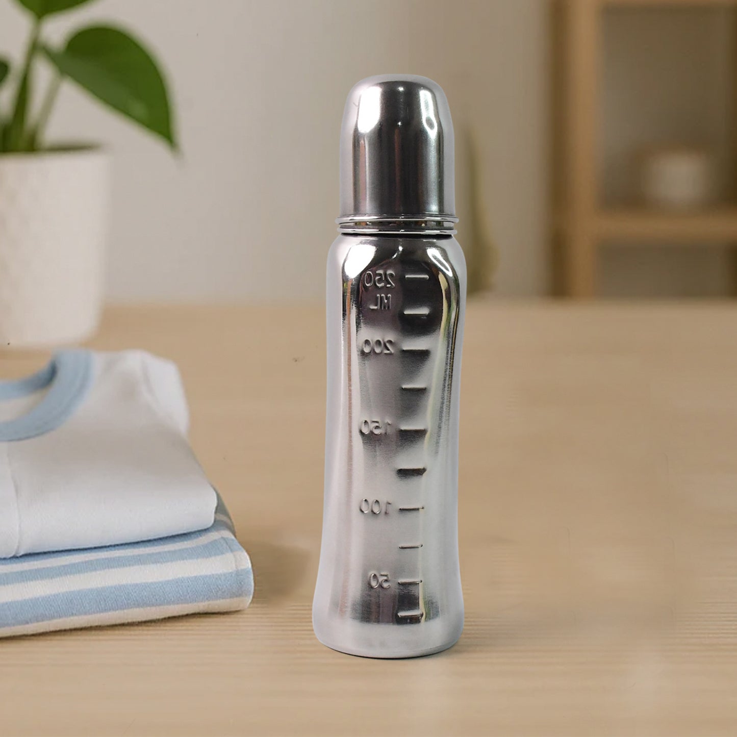 Supermom Lion Stainless Steel Feeding Bottle 250ml