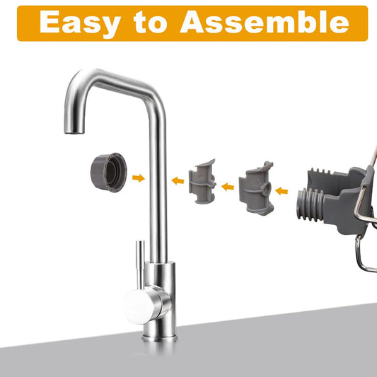 Soap Sponge Holder Stainless Steel Sink Caddy Organizer (1 Pc)