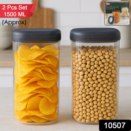 Supermom Airtight Kitchen Storage Containers (2 Pc Set 1500 Ml)