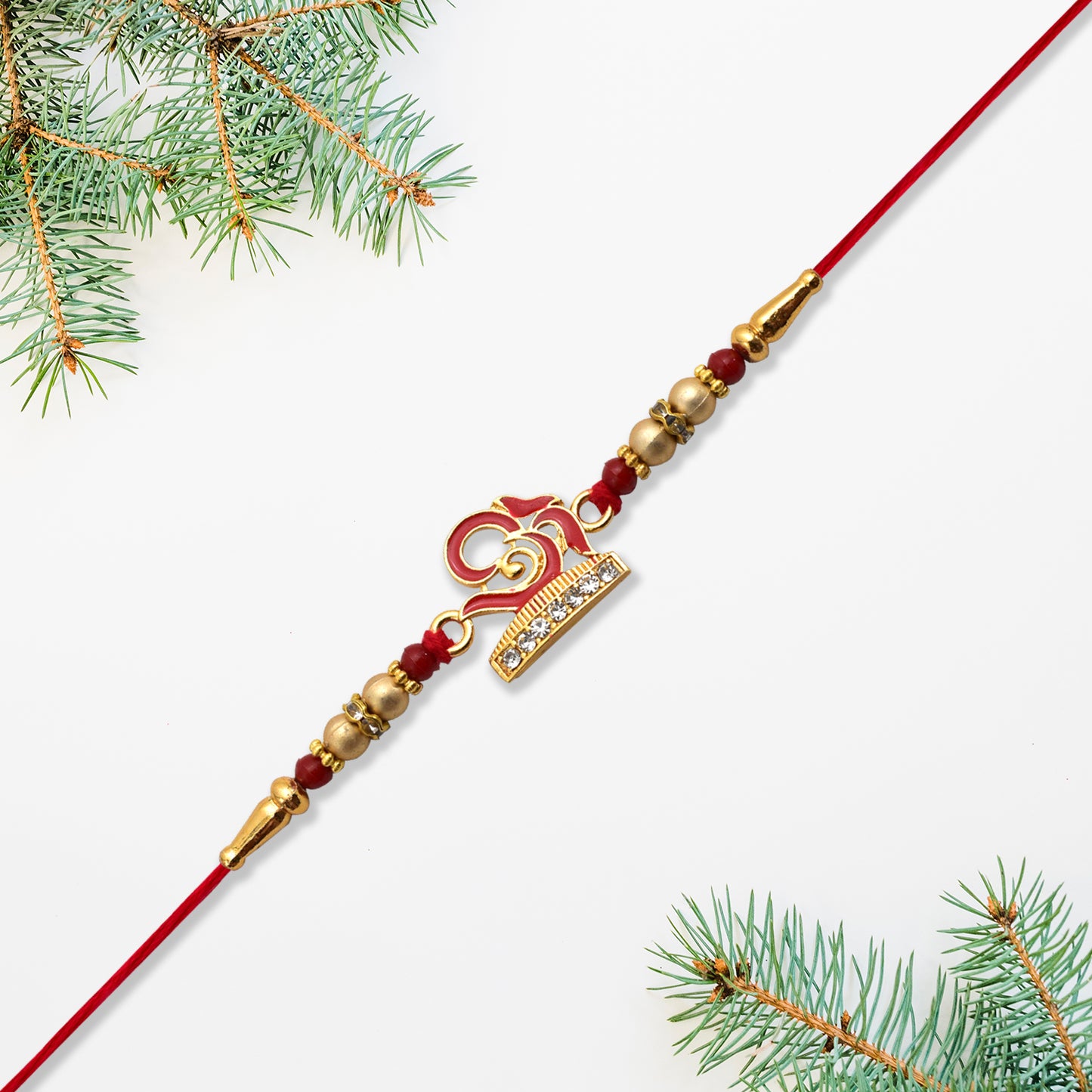 Stylized Trishul And Shivling Rakhi