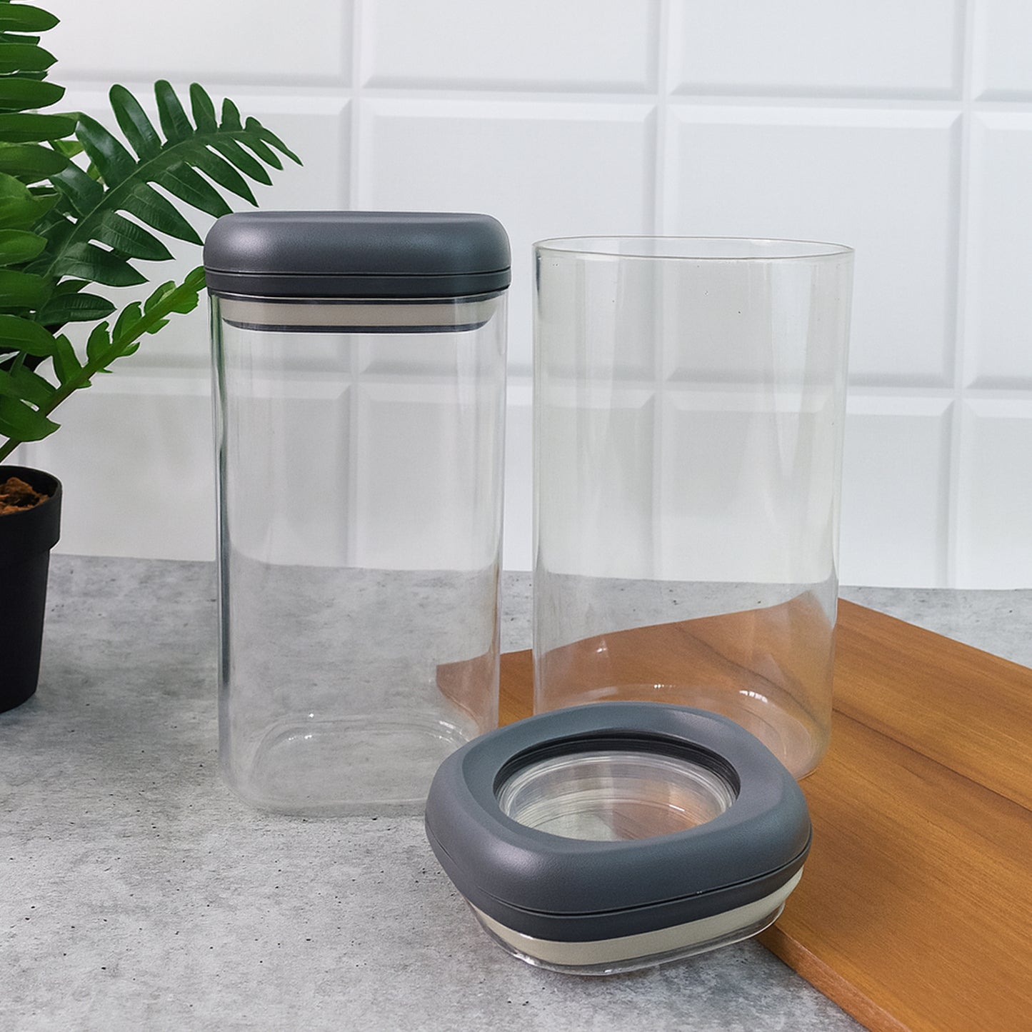 Supermom Airtight Kitchen Storage Containers (2 Pc Set 1500 Ml)