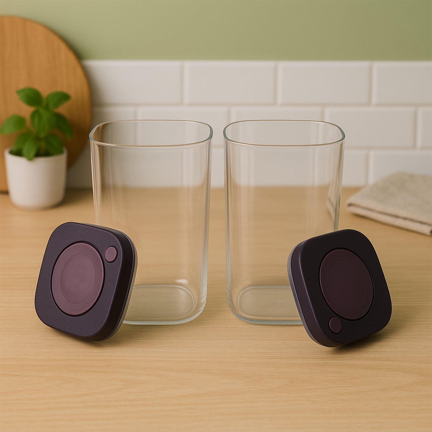 Supermom Airtight Kitchen Storage Containers (2 Pc Set 1200ml)