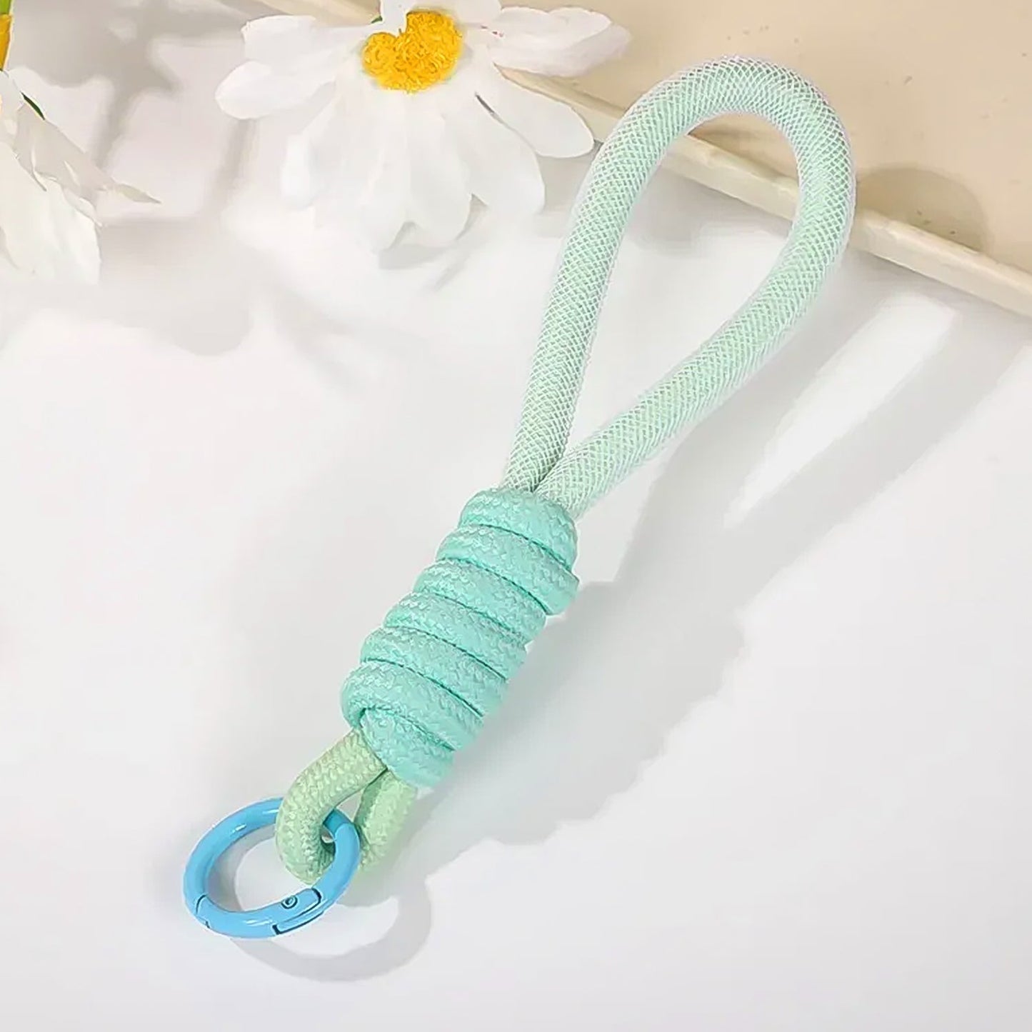 Wrist strap on phone case