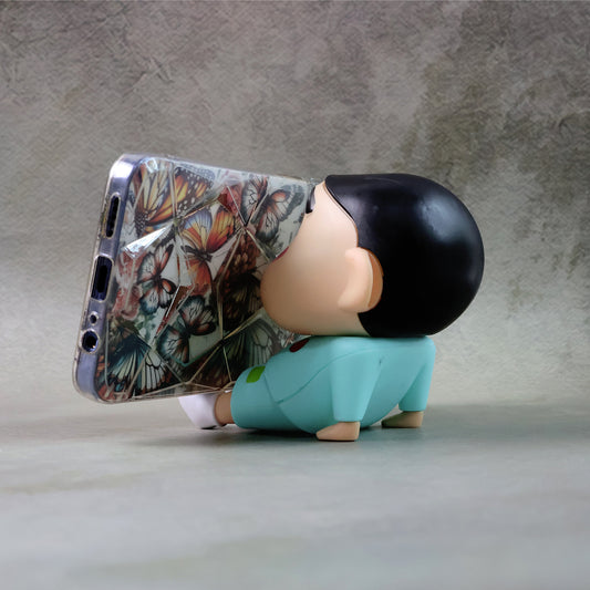 Cute Cartoon Figurine Mobile Phone Stand - (1 Pc)