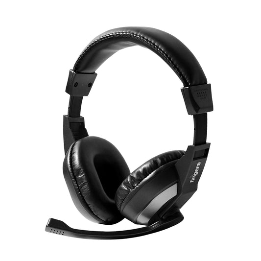 Wired Headset With Adjustable Headband  Noise-isolating Mic Set