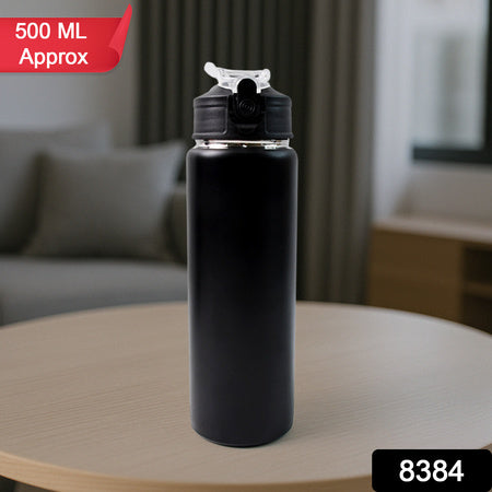 Stainless Steel Sports Water Bottle (Approx 500ml)