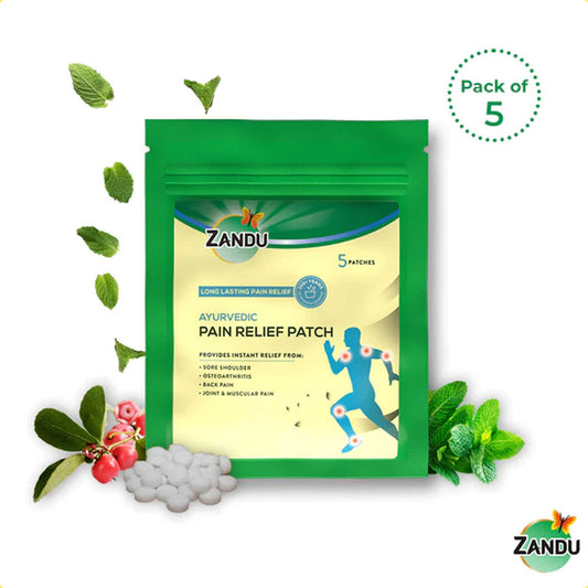 Zandu Pain Relief Patch | Long lasting relief | Ayurvedic herbs