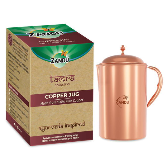 Copper Water Jug (2 Litre) | Perfect for Home, Office & Dinning Table