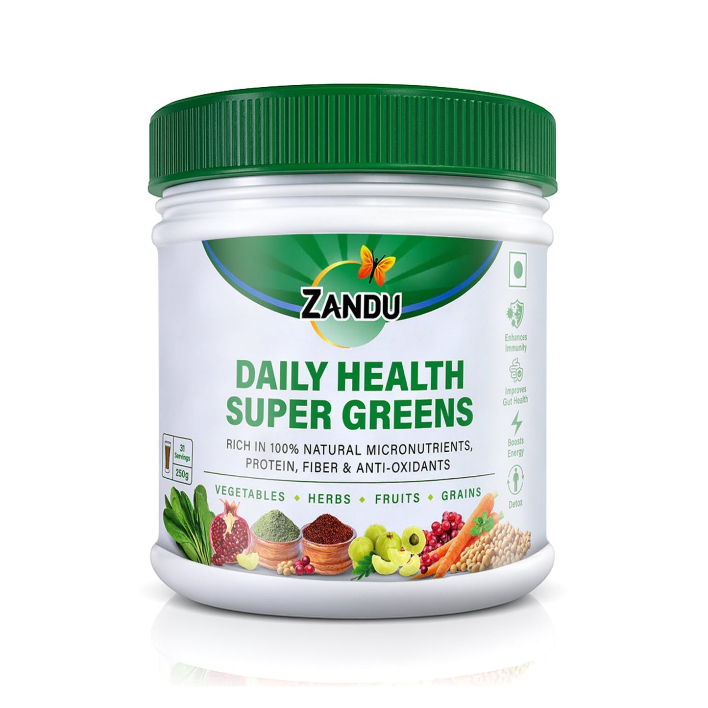 Zandu Daily Supergreens Powder Drink