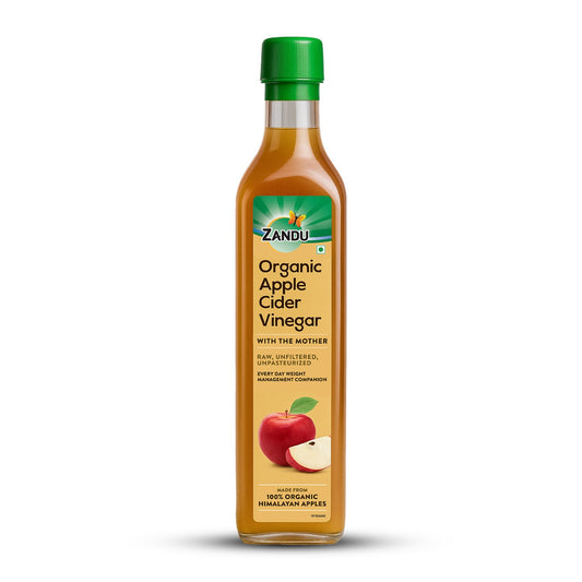 Organic Apple Cider Vinegar (500ml) | Raw, Unfiltered & Unpasteurized