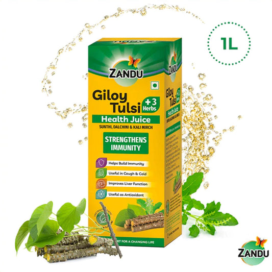 Giloy Tulsi Juice for Immunity Against Cold and Cough (1L)