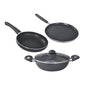 Prestige Omega Deluxe Induction Base Non-Stick Kitchen Set, 3-Pieces