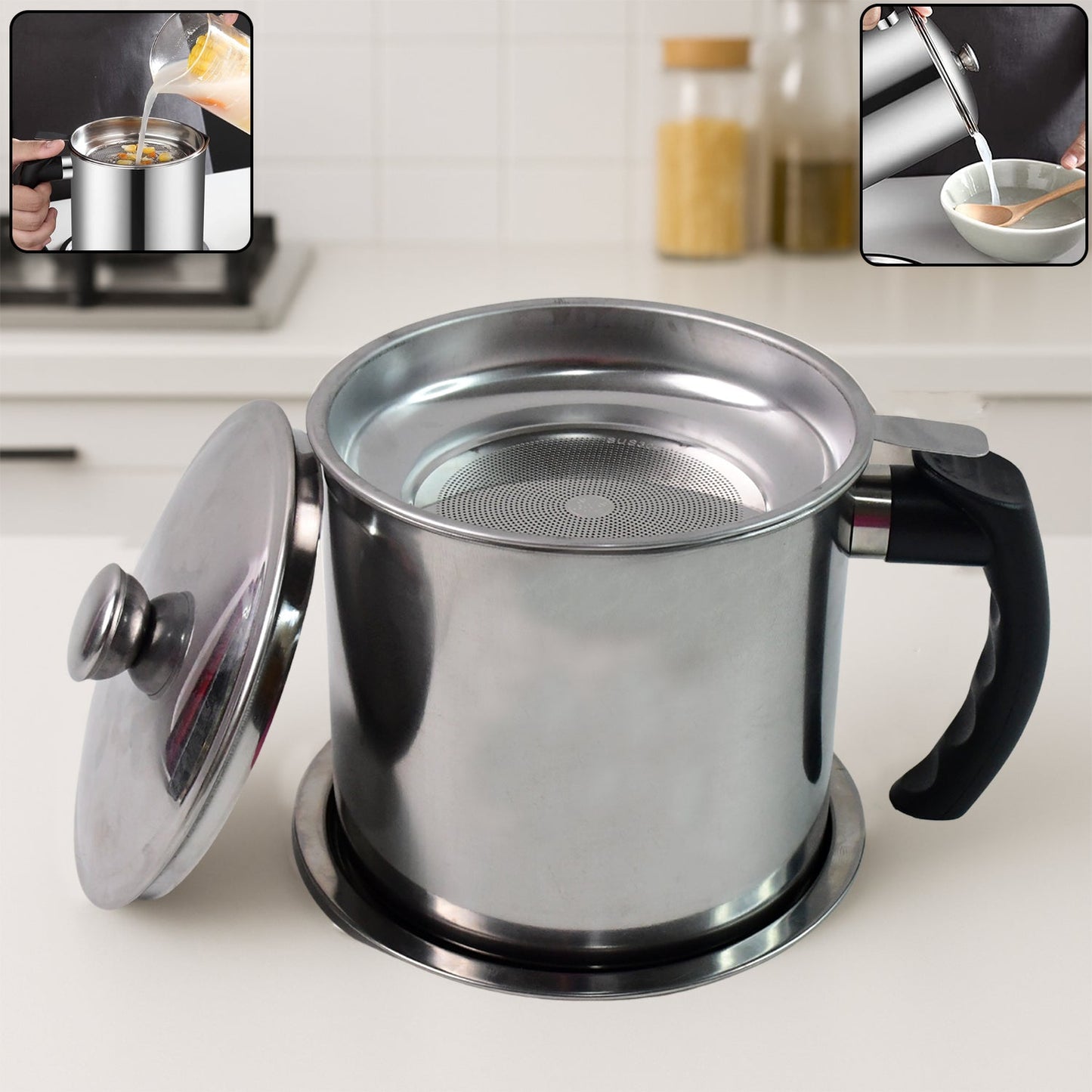 Deep Fry Oil Filtering Container