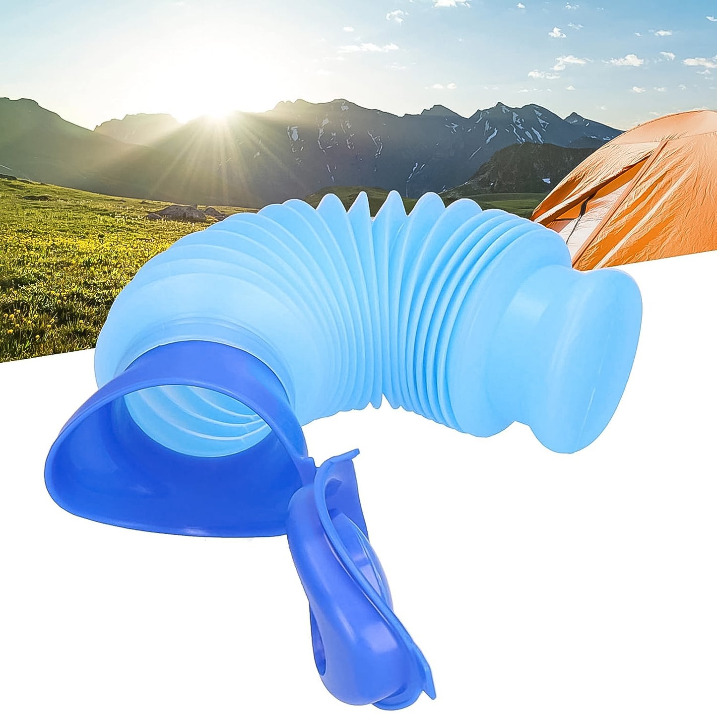Urinal Foldable Portable Wee Bottle (750 Ml  1 Pc)