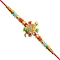 Tortoise Design Rakhi With Stones  Colorful Beads