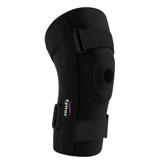 Tynor Knee Wrap Hinged (Neo), Black, XL, 1 Unit