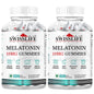 SWISSLIFE FOREVER Melatonin 10mg Gummies | Sleeping Gummy | Gummy with Root, leaf, and flower extract and Vitamin B6 Help Quick Sleep | Wake Up Rejuvenated | No Sleepiness the Next Day | For Men & Women (60 Gummies) Pack of 2