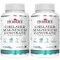 SWISSLIFE FOREVER Chelated Magnesium Glycinate Tablets | chelated magnesium Glycinate | Dietary Tablets with Mineral and Amino acid( Magnesium Glycinate) Help in Bone health, Muscle Health, Heart Health for Men & Women (120 Tablets) Pack of 2