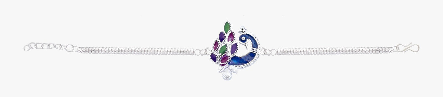Traditional Peacock Design Rakhi