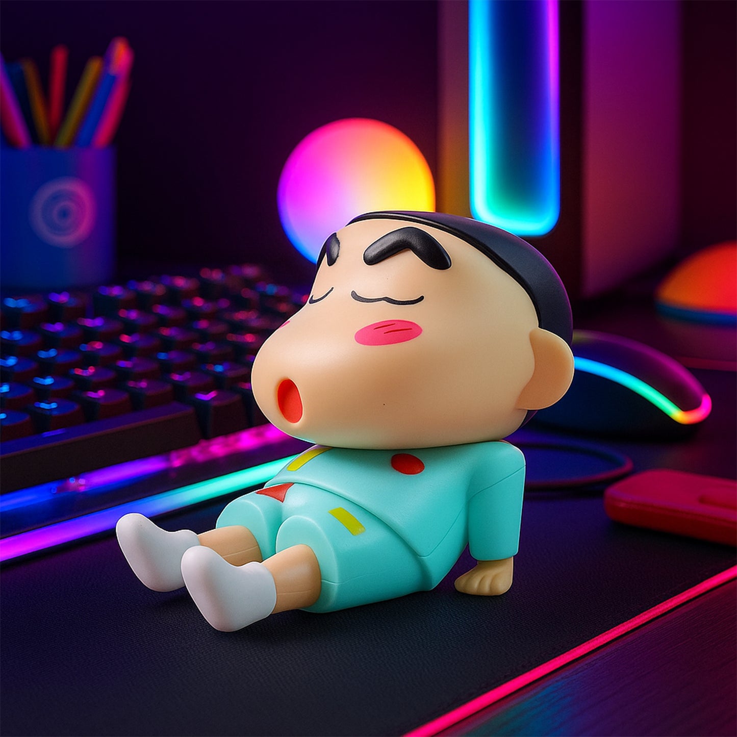 Cute Cartoon Figurine Mobile Phone Stand - (1 Pc)