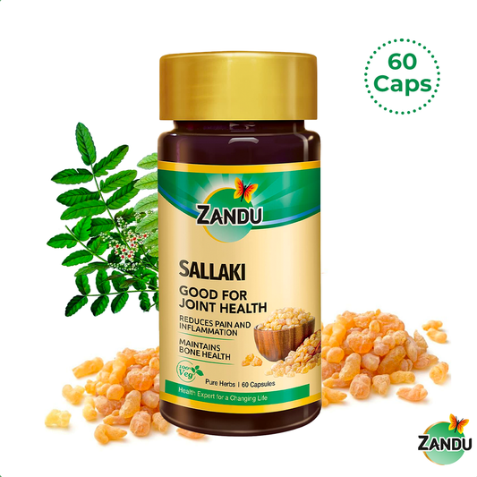 Pure Sallaki Capsules for Chronic Muscle & Back Pain Relief (60 Caps)