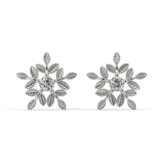 Sugar Snow Stud Earrings