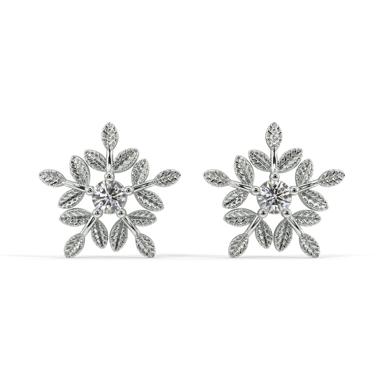 Sugar Snow Stud Earrings